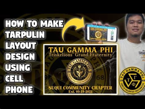 tau gamma phi tarpaulin design|HOW TO DESIGN A TARPULIN FOR FRATERNITY USING .
